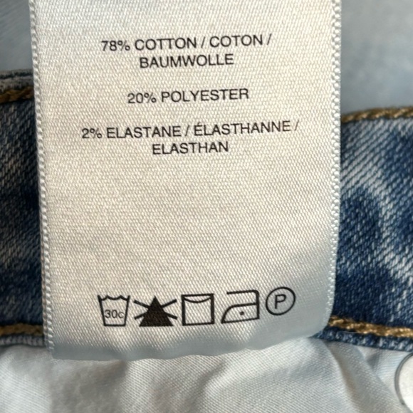 Silver Jeans Womens 28 Blue Most Wanted Ankle Straight Mid Rise Stretch Denim - Picture 9 of 11